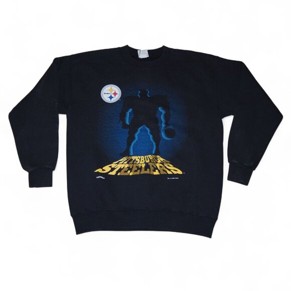 Nutmeg VTG 1994 Pittsburgh Steelers Crewneck Sweatshirt Men's L NFL Football - Picture 1 of 11